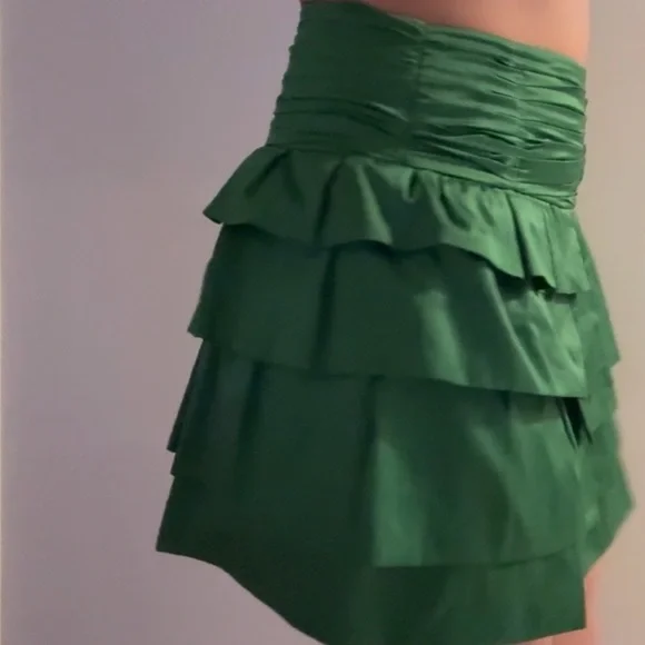 Hugo Boss Green Tiered Skirt - Picture 3 of 7